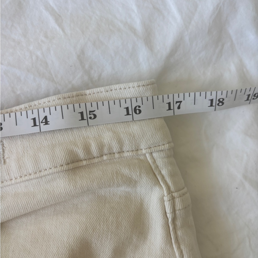 Madewell 90s Straight White Denim Jeans - Picture 5 of 8